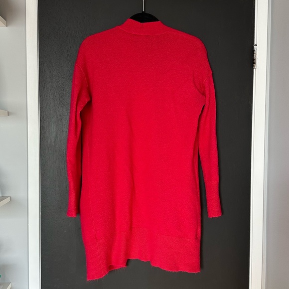 Dynamite Red Midi Length Cardigan - Size Small - Picture 4 of 5